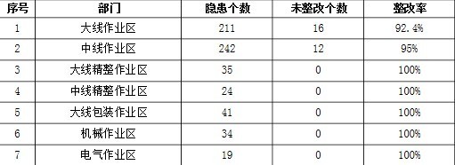 隱患自查統(tǒng)計(jì)